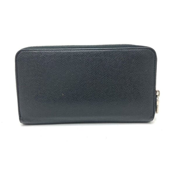 LOUIS VUITTON M30056 Zippy Organizer NM Long Wallet Leather Black/SilverHardware - Picture 1 of 15